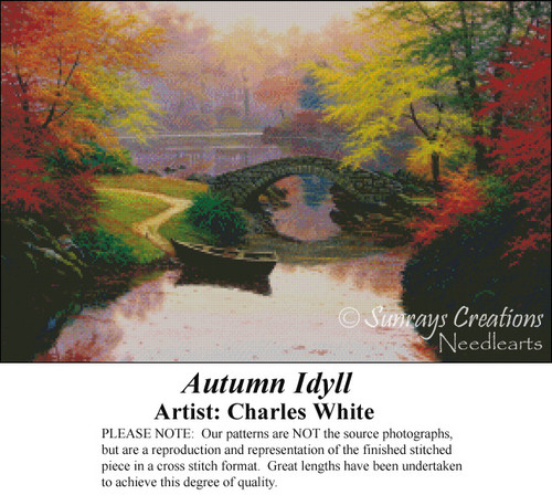 Autumn Idyll, CW-04 cross stitch pattern