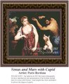 Fine Art Counted Cross Stitch Pattern | Venus and Mars with Cupid