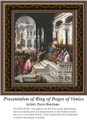 Presentation of Ring of Doges of Venice, Fine Art Counted Cross Stitch Pattern, Social Counted Cross Stitch Pattern