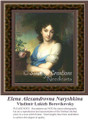 Elena Alexandrovna Naryshkina, Fine Art Counted Cross Stitch Pattern, Women Counted Cross Stitch Pattern