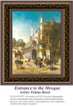 Entrance to the Mosque, Architecture Counted Cross Stitch Pattern, Fine Art Counted Cross Stitch Pattern