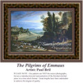 The Pilgrims of Emmaus, Fine Art Counted Cross Stitch Pattern