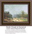 Partly Cloudy in Garmisch, Fine Art Counted Cross Stitch Pattern, Alluring Landscapes Counted Cross Stitch Pattern