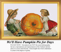 Thanksgiving Cross Stitch Pattern | We'll Have Pumpkin Pie for Days