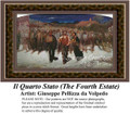 Il Quarto Stato (The Fourth Estate), RFine Art Counted Cross Stitch Pattern, Social Counted Cross Stitch Pattern