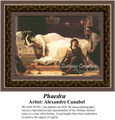 Phaedra, Fine Art Counted Cross Stitch Pattern, Women Counted Cross Stitch Pattern