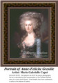 Portrait of Anne-Felicite Gresille, Fine Art Counted Cross Stitch Pattern, Women Counted Cross Stitch Pattern