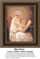 Big Sister, Fine Art Counted Cross Stitch Pattern, Family Cross Stitch Patterns