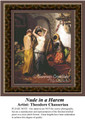 Nude in a Harem, Fine Art Counted Cross Stitch Pattern, Women Counted Cross Stitch Pattern