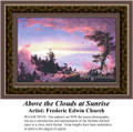 Above the Clouds at Sunrise, Fine Art Counted Cross Stitch Pattern, Alluring Landscapes Counted Cross Stitch Pattern