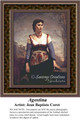 Agostina, Fine Art Counted Cross Stitch Pattern