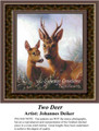 Two Deer, Fine Art Counted Cross Stitch Pattern