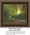 Pool in the Woods, Fine Art Counted Cross Stitch Pattern, Waterscapes Counted Cross Stitch Pattern