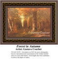 Forest in Autumn, Fine Art Counted Cross Stitch Pattern, Fall Counted Cross Stitch Pattern, Alluring Landscapes Counted Cross Stitch Pattern