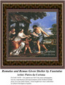 Romulus and Remus Given Shelter by Faustulus, Fine Art Counted Cross Stitch Pattern, Family Counted Cross Stitch Pattern