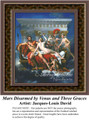 Mars Disarmed by Venus and Three Graces, Fine Art Counted Cross Stitch Pattern, Social Counted Cross Stitch Pattern