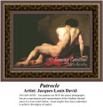 Patrocle, Fine Art Counted Cross Stitch Pattern