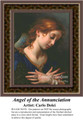 Angel of the Annunciation, Angel Counted Cross Stitch Pattern, Fine Art Counted Cross Stitch Patterns