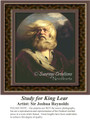 Study for King Lear, Nobility Counted Cross Stitch Pattern, Fine Art Counted Cross Stitch Pattern