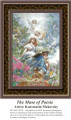 The Muse of Poesie, Fine Art Counted Cross Stitch Pattern