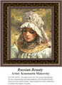 Russian Beauty, Fine Art Counted Cross Stitch Pattern, Women Counted Cross Stitch Pattern