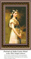 Portrait of Julia Foster Ward, Fine Art Counted Cross Stitch Pattern, Women Counted Cross Stitch Pattern