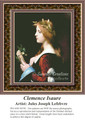 Clemence Isaure, Fine Art Counted Cross Stitch Pattern, Women Counted Cross Stitch Pattern