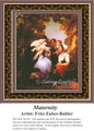 Maternity, Fine Art Counted Cross Stitch Pattern, Family Counted Cross Stitch Pattern