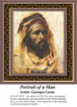 Portrait of a Man, Fine Art Counted Cross Stitch Pattern, Men Counted Cross Stitch Pattern