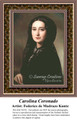 Carolina Coronado, Fine Art Counted Cross Stitch Pattern, Women Counted Cross Stitch Pattern