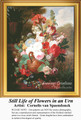 Flower Cross Stitch Pattern | Still Life of Flowers in an Urn