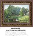 In the Park, Fine Art Counted Cross Stitch Pattern, Alluring Landscapes Counted Cross Stitch Patterns