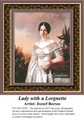 Lady with a Lorgnette, Fine Art Counted Cross Stitch Pattern, Women Counted Cross Stitch Pattern