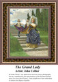 The Grand Lady, Fine Art Counted Cross Stitch Pattern, Women Counted Cross Stitch Pattern