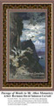 Passage of Monks to Mt. Athos Monastery, Fine Art Counted Cross Stitch Pattern