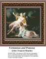 Vertumnus and Pomona, Fine Art Counted Cross Stitch Pattern