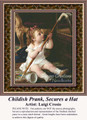 Childish Prank, Secures a Hat, Fine Art Counted Cross Stitch Pattern, Children Counted Cross Stitch Pattern