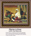 Pilgrims in Rome, Fine Art Counted Cross Stitch Pattern, Social Counted Cross Stitch Pattern