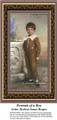 Portrait of a Boy, Fine Art Counted Cross Stitch Pattern, Children Counted Cross Stitch Pattern