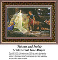 Tristan and Isolde, Fine Art Counted Cross Stitch Pattern