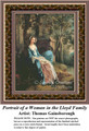 Women in Cross Stitch | Portrait of a Woman in the Lloyd Family 