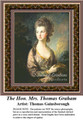 Women in Cross Stitch Pattern | The Hon. Mrs. Thomas Graham