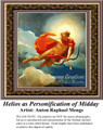 Fine Art Cross Stitch Pattern | Helios as Personification of Midday 