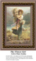 The Flower Girl, Hans Zatzka Counted Cross Stitch Pattern, Women Counted Cross Stitch Pattern