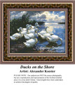 Fine Art Cross Stitch Pattern | Ducks on the Shore