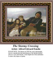 The Stormy Crossing, Fine Art Cross Stitch Pattern, Family Counted Cross Stitch Pattern