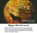 Vintage Cross Stitch Pattern | Happy Howl-lo-ween