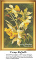 Vintage Cross Stitch Pattern | Vintage Daffodils