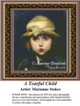 Fine Art Cross Stitch Patterns | A Tearful Child