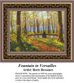 Fine Art Counted Cross Stitch Patterns | Fountain in Versailles